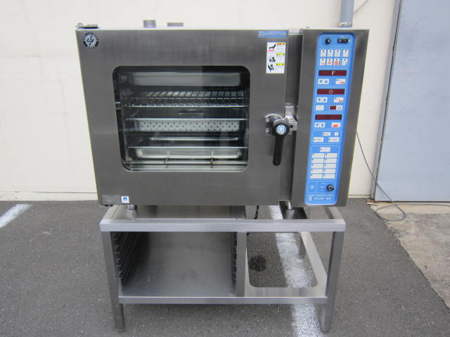 SCOS 10RS 東京にて、厨房機器 ニチワ スチームコンベクションオーブン＋架台を買取いたしました。
