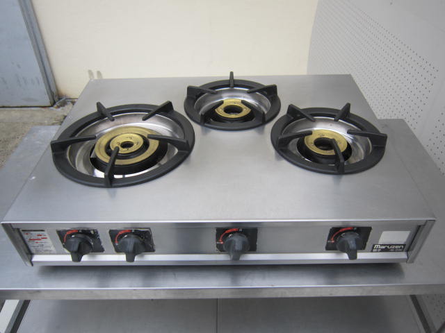 M 213C 東京にて、厨房機器 マルゼン 業務用ガステーブルコンロ「親子」 を買取いたしました。